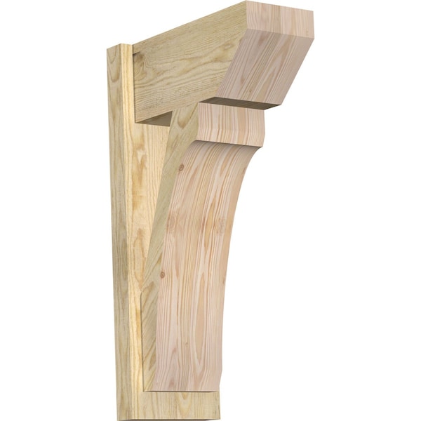 Ekena Millwork Legacy Slat Rough Sawn Outlooker, Douglas Fir, 8"W x 16"D x 28"H OUT08X16X28LEC06RDF - main